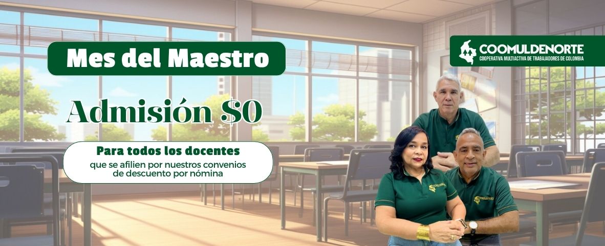 Maestros, mayo es su mes: admisión gratuita y muchas sorpresas en Coomuldenorte